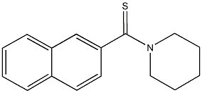 1-(2-naphthylcarbothioyl)piperidine Struktur