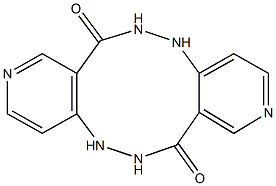 5,6,12,13-tetrahydrodipyrido[4,3-c:4,3-h][1,2,6,7]tetraazecine-7,14-dione Struktur