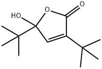 3,5-ditert-butyl-5-hydroxy-2(5H)-furanone Struktur