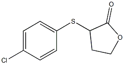 3-[(4-chlorophenyl)sulfanyl]dihydro-2(3H)-furanone Struktur