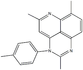 2,5,7-trimethyl-3-(4-methylphenyl)-3H-pyrido[4,3,2-de]quinazoline Struktur