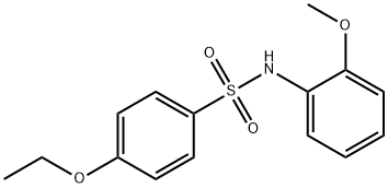 4-ethoxy-N-(2-methoxyphenyl)benzenesulfonamide Struktur