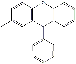 2-methyl-9-phenyl-9H-xanthene Struktur