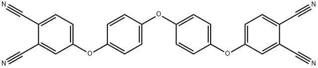 4-{4-[4-(3,4-dicyanophenoxy)phenoxy]phenoxy}phthalonitrile Struktur