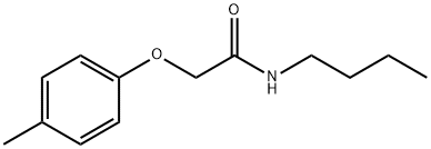 N-butyl-2-(4-methylphenoxy)acetamide Struktur