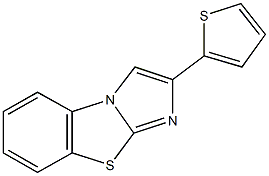 2-(2-thienyl)imidazo[2,1-b][1,3]benzothiazole Struktur