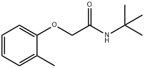 N-(tert-butyl)-2-(2-methylphenoxy)acetamide Struktur