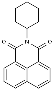 2-cyclohexyl-1H-benzo[de]isoquinoline-1,3(2H)-dione Struktur