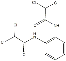 2,2-dichloro-N-{2-[(dichloroacetyl)amino]phenyl}acetamide Struktur