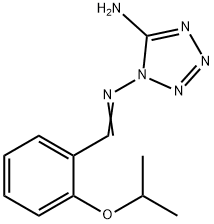 N-(5-amino-1H-tetraazol-1-yl)-N-(2-isopropoxybenzylidene)amine Struktur