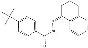 4-tert-butyl-N'-(3,4-dihydro-1(2H)-naphthalenylidene)benzohydrazide Struktur