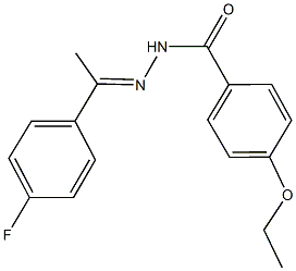 4-ethoxy-N'-[1-(4-fluorophenyl)ethylidene]benzohydrazide Struktur