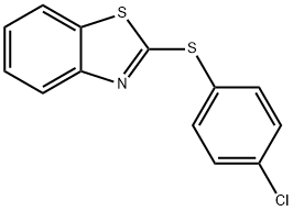 1,3-benzothiazol-2-yl 4-chlorophenyl sulfide Struktur