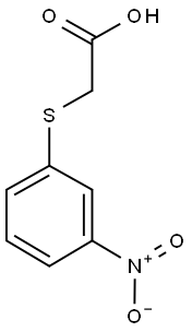 ({3-nitrophenyl}sulfanyl)acetic acid Struktur