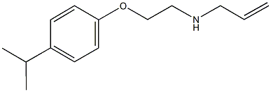 N-allyl-N-[2-(4-isopropylphenoxy)ethyl]amine Struktur