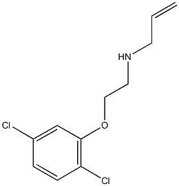 N-allyl-N-[2-(2,5-dichlorophenoxy)ethyl]amine Struktur