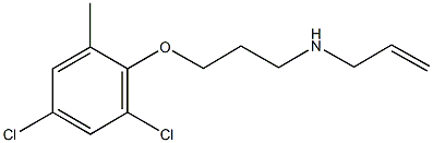 N-allyl-N-[3-(2,4-dichloro-6-methylphenoxy)propyl]amine Struktur