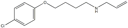 N-allyl-N-[4-(4-chlorophenoxy)butyl]amine Struktur