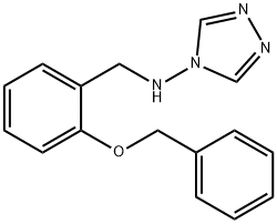 N-[2-(benzyloxy)benzyl]-4H-1,2,4-triazol-4-amine Struktur