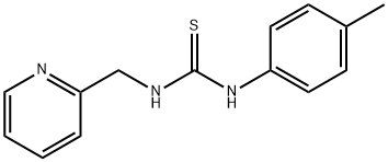 N-(4-methylphenyl)-N'-(2-pyridinylmethyl)thiourea Struktur