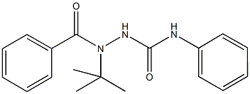 2-benzoyl-2-tert-butyl-N-phenylhydrazinecarboxamide Struktur