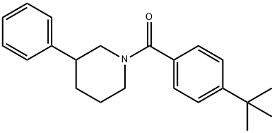 1-(4-tert-butylbenzoyl)-3-phenylpiperidine Struktur