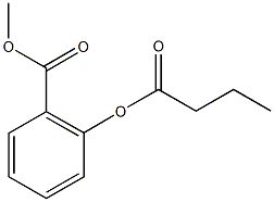 methyl 2-(butyryloxy)benzoate Struktur