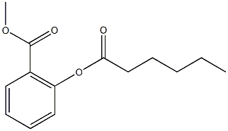 methyl 2-(hexanoyloxy)benzoate Struktur