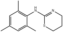 N-mesityl-5,6-dihydro-4H-1,3-thiazin-2-amine Struktur