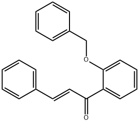 1-[2-(benzyloxy)phenyl]-3-phenyl-2-propen-1-one Struktur