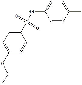 4-ethoxy-N-(4-methylphenyl)benzenesulfonamide Struktur