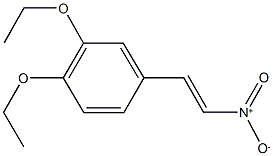 1,2-diethoxy-4-(2-nitrovinyl)benzene Struktur