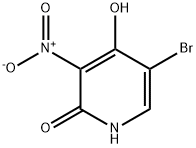 5-bromo-3-nitro-2,4-pyridinediol Struktur