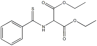 diethyl 2-(benzothioylamino)malonate Struktur