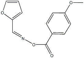 2-furaldehyde O-(4-methoxybenzoyl)oxime Struktur