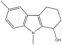 6,9-dimethyl-2,3,4,9-tetrahydro-1H-carbazol-1-ol Struktur