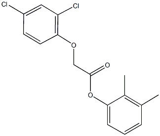 2,3-dimethylphenyl (2,4-dichlorophenoxy)acetate Struktur