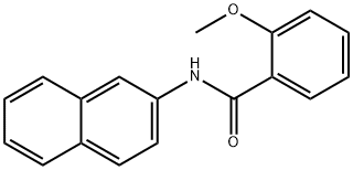 2-methoxy-N-(2-naphthyl)benzamide Struktur