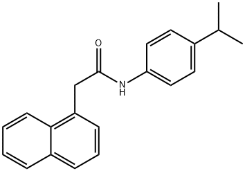 N-(4-isopropylphenyl)-2-(1-naphthyl)acetamide Struktur