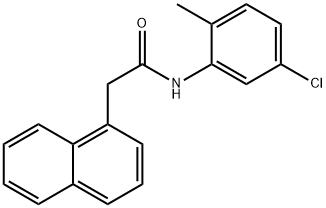 N-(5-chloro-2-methylphenyl)-2-(1-naphthyl)acetamide Struktur