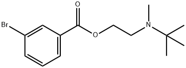 2-[tert-butyl(methyl)amino]ethyl 3-bromobenzoate Struktur