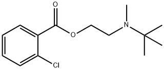 2-[tert-butyl(methyl)amino]ethyl 2-chlorobenzoate Struktur