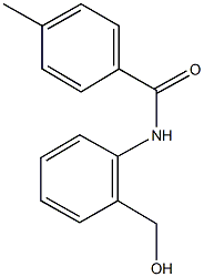 N-[2-(hydroxymethyl)phenyl]-4-methylbenzamide Struktur