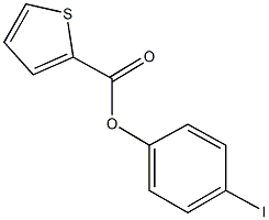 4-iodophenyl thiophene-2-carboxylate Struktur