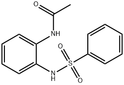 N-{2-[(phenylsulfonyl)amino]phenyl}acetamide Struktur