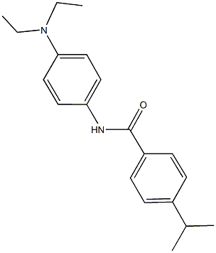 N-[4-(diethylamino)phenyl]-4-isopropylbenzamide Struktur