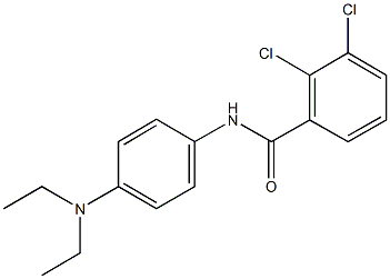 2,3-dichloro-N-[4-(diethylamino)phenyl]benzamide Struktur