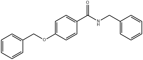 N-benzyl-4-(benzyloxy)benzamide Struktur