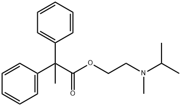 2-[isopropyl(methyl)amino]ethyl 2,2-diphenylpropanoate Struktur