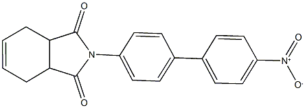 2-{4'-nitro[1,1'-biphenyl]-4-yl}-3a,4,7,7a-tetrahydro-1H-isoindole-1,3(2H)-dione Struktur